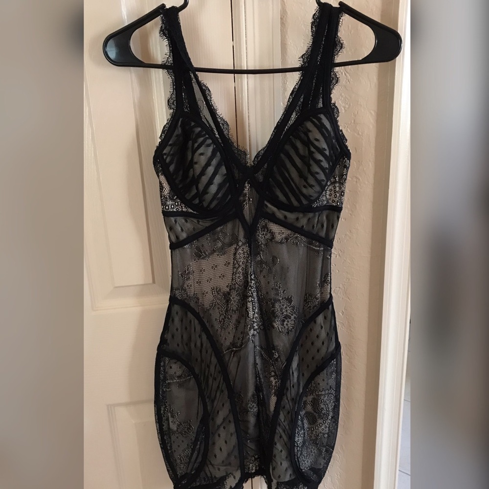 Bebe black cocktail dress.